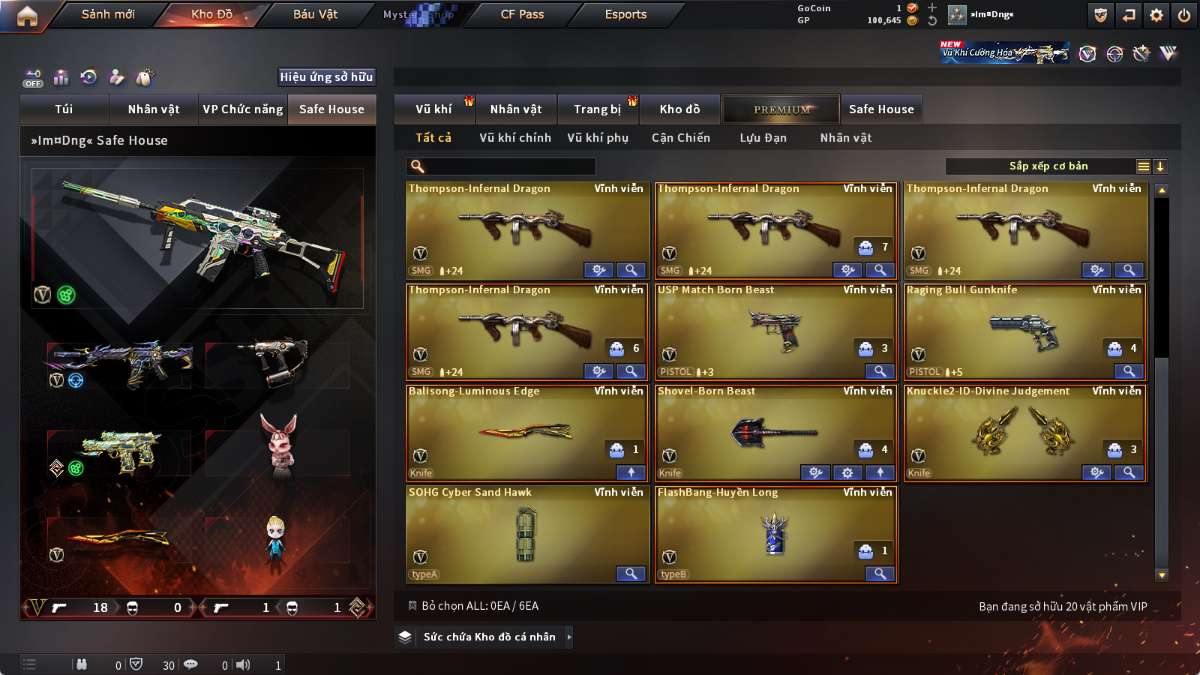 shop acc cf uy tin gia re